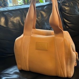 Small Dagne Dover Landon Carry-all in camel.